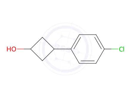 Chemical structure of (1S,3s)-3-(4-chlorophenyl)cyclobutan-1-ol