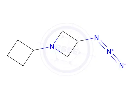 Chemical structure of 3-Azido-1-cyclobutylazetidine