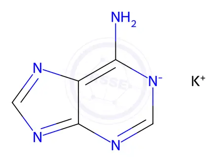 Chemical structure of Adenosine EP Impurity A Potassium Salt