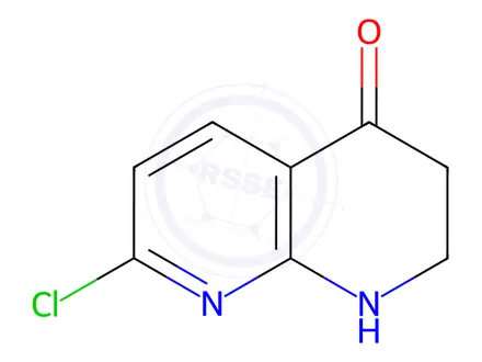 Chemical structure of 7-chloro-2,3-dihydro-1,8-naphthyridin-4(1H)-one