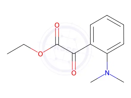 Chemical structure of ethyl 2-(2-(dimethylamino)phenyl)-2-oxoacetate