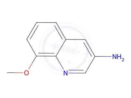 Chemical structure of 8-methoxyquinolin-3-amine