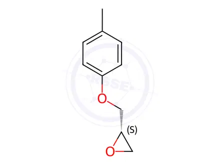 Chemical structure of (2S)-2-[(4-Methylphenoxy)methyl]oxirane