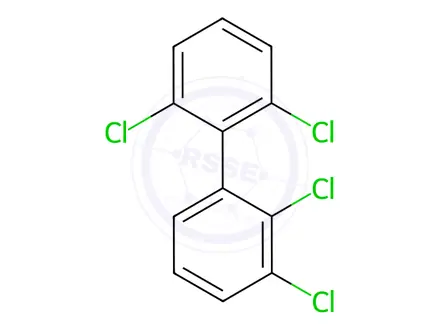 Chemical structure of 2,2',3,6'-Tetrachlorobiphenyl