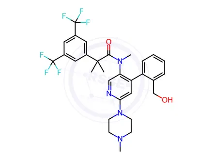 Chemical structure of Monohydroxy Netupitant