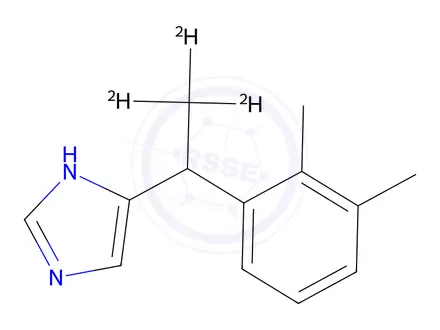 Chemical structure of Dexmedetomidine-D3