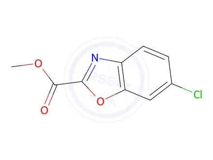 Chemical structure of 5-Chloro-benzooxazole-2-carboxylic acid methylester
