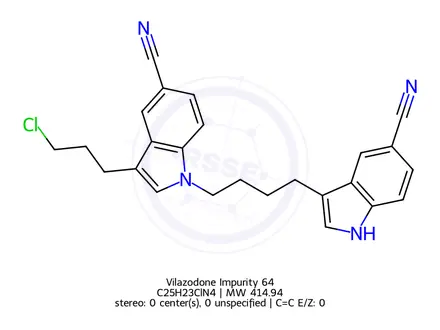 Chemical structure of Vilazodone Impurity 64