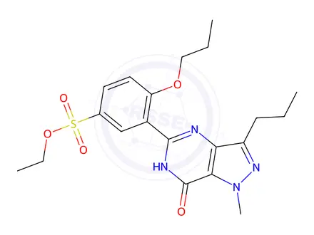 Chemical structure of Sildenafil Impurity 281