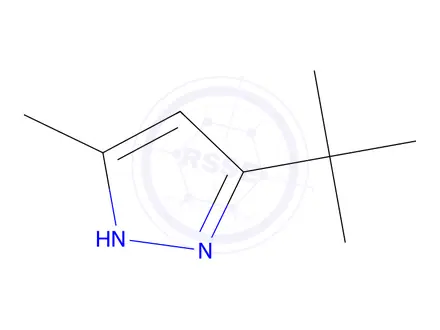 Chemical structure of 3-(tert-Butyl)-5-methyl-1H-pyrazole
