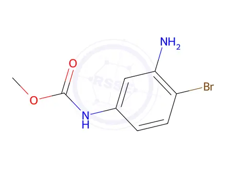 Chemical structure of methyl (3-amino-4-bromophenyl)carbamate