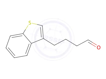 Chemical structure of 4-(Benzo[b]thiophen-3-yl)butanal
