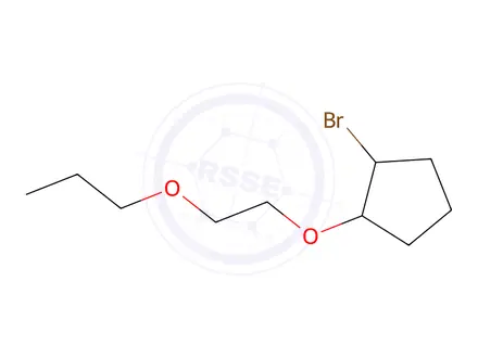 Chemical structure of 1-Bromo-2-(2-propoxyethoxy)cyclopentane