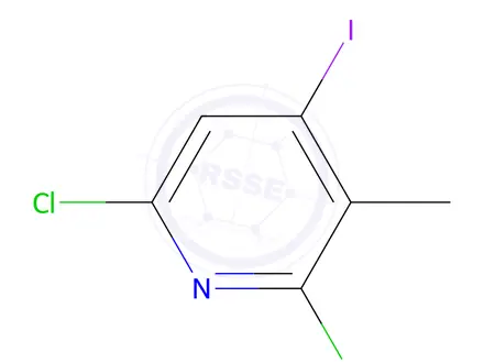Chemical structure of 2,6-Dichloro-4-iodo-3-methylpyridine