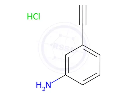 Chemical structure of 3-Ethynylaniline hydrochloride
