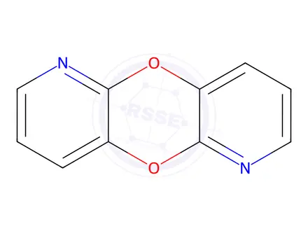 Chemical structure of 1,4-Dioxino(2,3,b,5,6,b