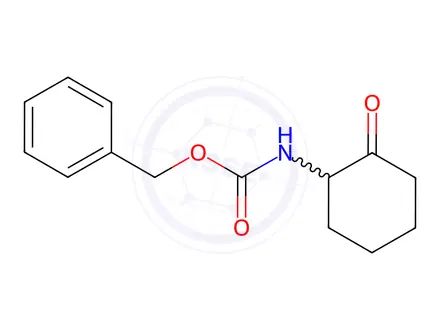 Chemical structure of 2-N-CBZ-AMINO-CYCLOHEXANONE