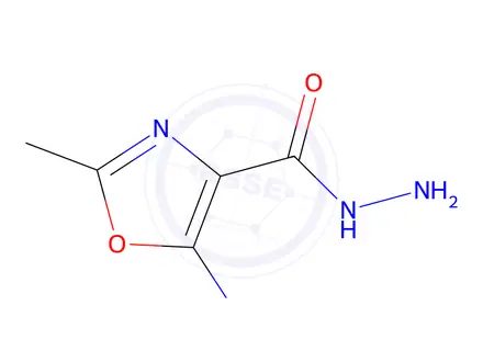 Chemical structure of 5-Amino-2-methyloxazole-4-carbohydrazide
