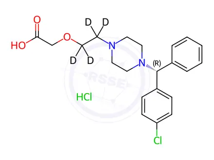 Chemical structure of Cetirizine Hydrochloride Impurity 20 Monomer
