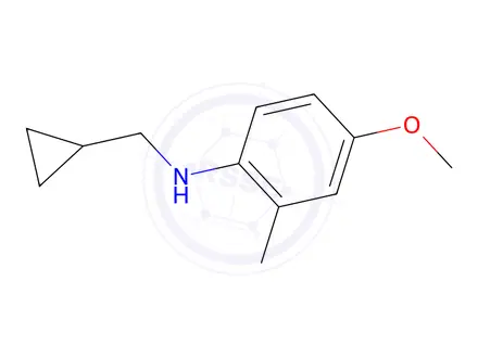 Chemical structure of n-(Cyclopropylmethyl)-4-methoxy-2-methylaniline