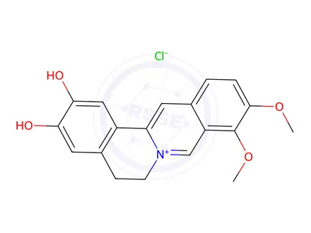 Chemical structure of Demethyleneberberine Chloride