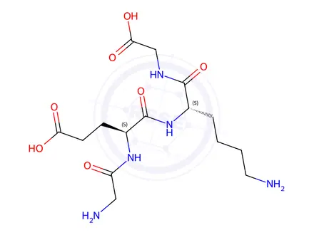 Chemical structure of Tetrapeptide-21