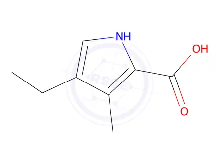 Chemical structure of 1H-Pyrrole-2-carboxylicacid,4-ethyl-3-methyl-(9CI)