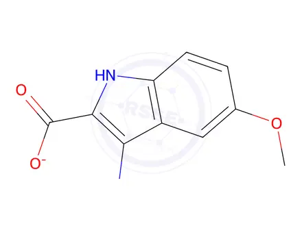 Chemical structure of 3-Acetamido-5-methoxy-1H-indole-2-carboxylic acid