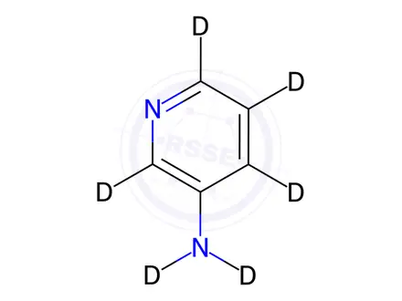 Chemical structure of 3-Aminopyridine-d6