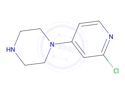 Chemical structure of 1-(2-Chloropyridin-4-yl)piperazine