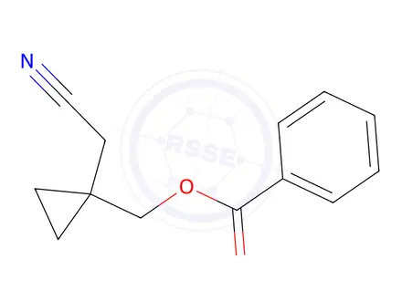 Chemical structure of (1-(Cyanomethyl)cyclopropyl)methyl benzoate