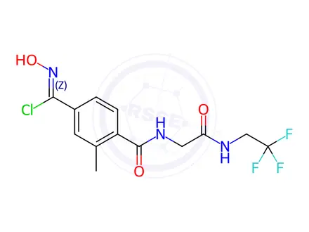 Chemical structure of Fluralaner Impurity 123