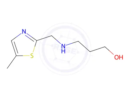 Chemical structure of 3-{[(5-Methyl-1,3-thiazol-2-yl)methyl]amino}propan-1-ol dihydrochloride