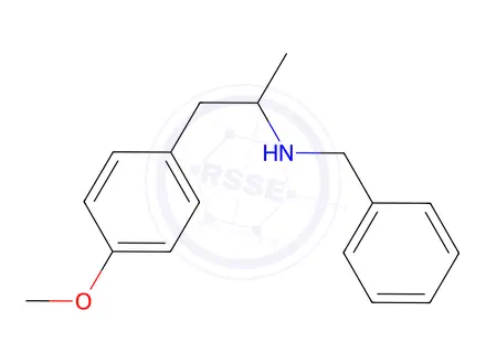 Chemical structure of 4-Methoxy-alpha-methyl-N-(phenylmethyl)benzeneethanamine