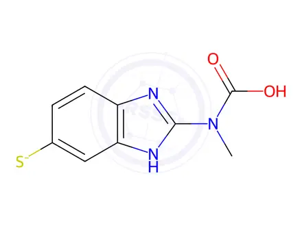 Chemical structure of Albendazole Mercapto Analog ; USP Fenbendazole Related Compound B