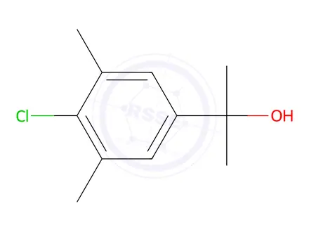 Chemical structure of 2-(4-Chloro-3,5-dimethylphenyl)propan-2-ol