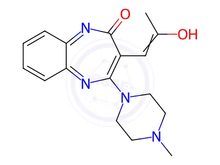 Chemical structure of Olanzapine lactam Impurity