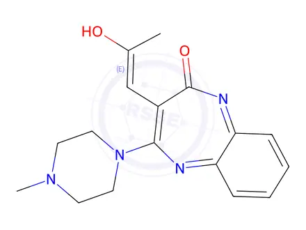 Chemical structure of 4-(4-Methylpiperazin-1-yl)-3-(2-oxopropylidene)-1,3-dihydro-2H-benzo[b][1,4]diazepin-2-one