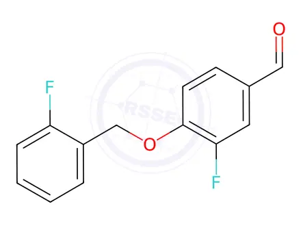 Chemical structure of 3-Fluoro-4-((2-fluorobenzyl)oxy)benzaldehyde