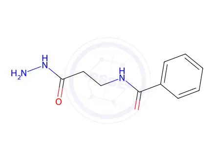 Chemical structure of N-(3-hydrazinyl-3-oxopropyl)benzamide