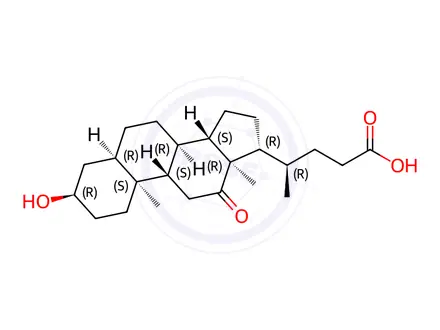 Chemical structure of Cholic Acid Impurity 3