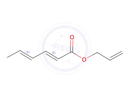 Chemical structure of Allyl sorbate