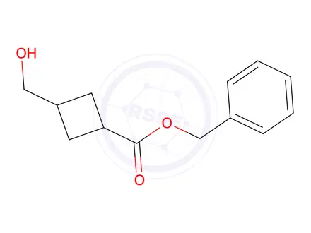 Chemical structure of Benzyl 3-(hydroxymethyl)cyclobutane-1-carboxylate