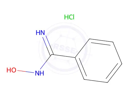 Chemical structure of n-Hydroxybenzimidamide hydrochloride