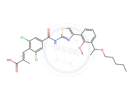 Chemical structure of Lusutrombopag Impurity 53