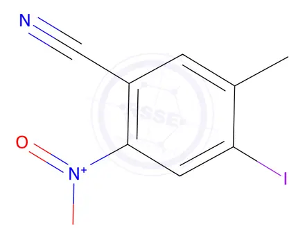 Chemical structure of 4-Iodo-5-methyl-2-nitrobenzonitrile