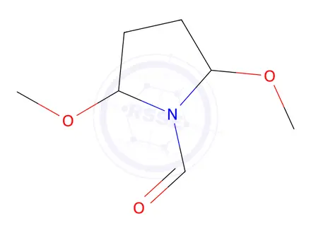Chemical structure of 2,5-Dimethoxypyrrolidine-1-carbaldehyde