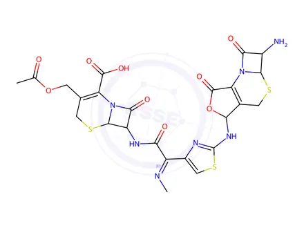 Chemical structure of Cefotaxime Impurity 96