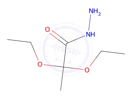 Chemical structure of 2,2-diethoxypropanehydrazide