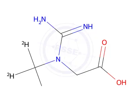 Chemical structure of Creatine-d3